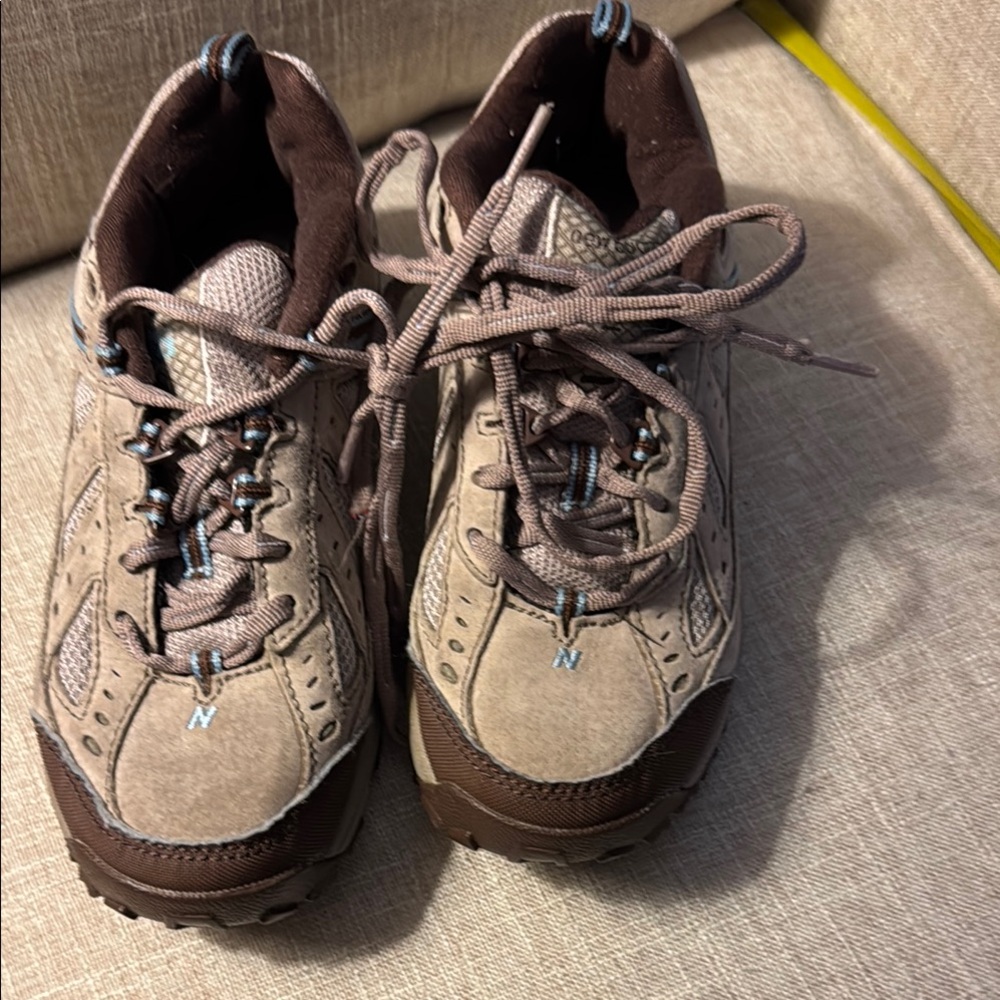 New Balance Brown and Tan Sneakers Comfortable Everyday Wear
